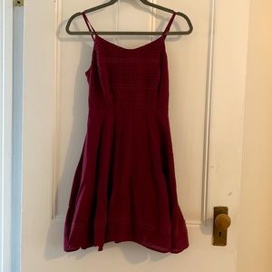 Old Navy maroon Sun dress